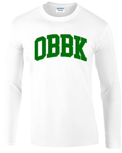 Långärmad t-shirt, vit